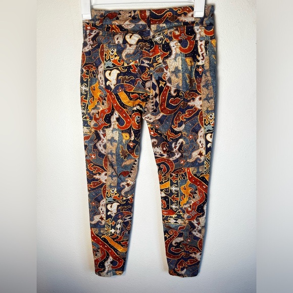 Peruvian Connection Sumatra Pants Abstract Multicolor Size 2 - Picture 6 of 7